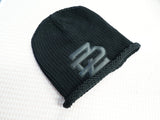 ZD LEATHER patch beanie